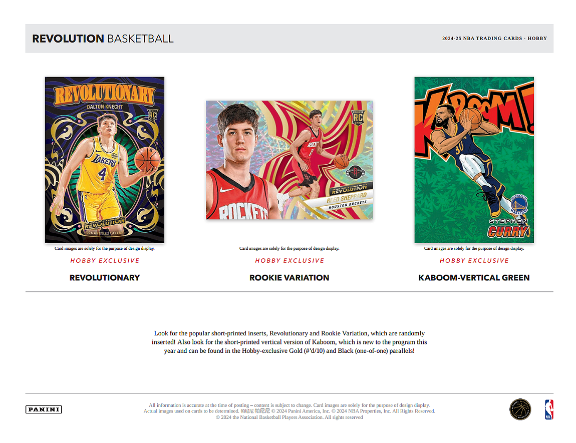 2024-25 NBA Panini Revolution