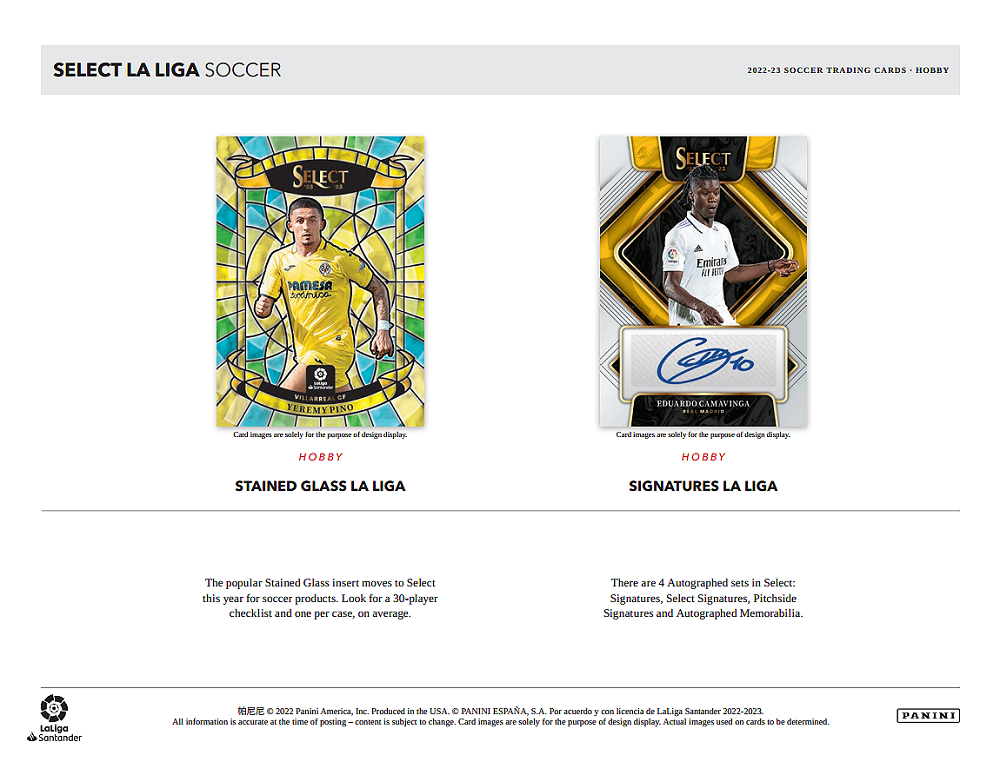 2022-23 Panini Select La Liga Soccer Hobby Box Release Date Checklist Price