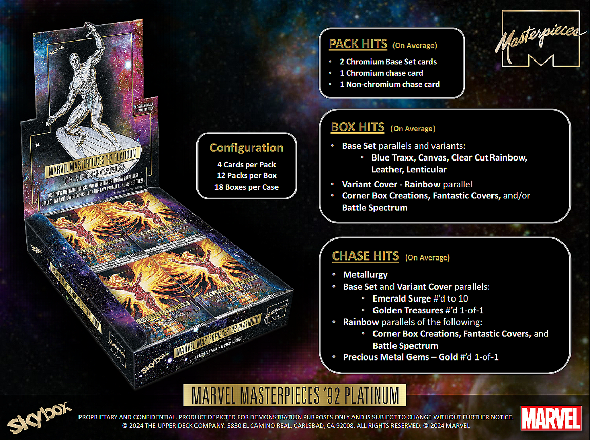 Marvel Masterpieces 92 Platinum